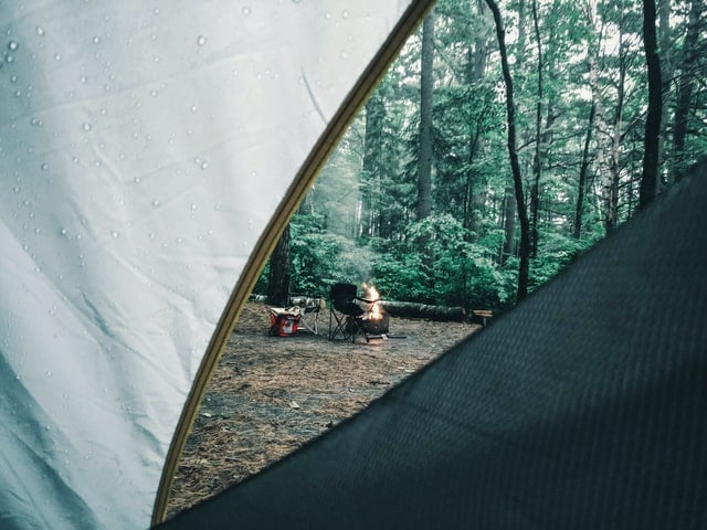 雨天露營